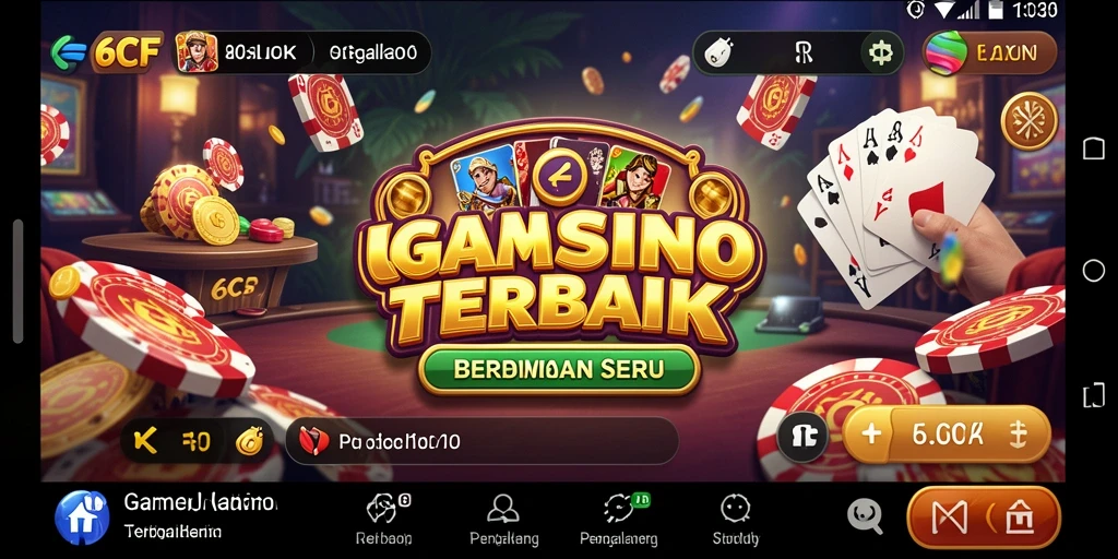 Tampilan menakjubkan dari gameplay seru 6CF di Kasino.