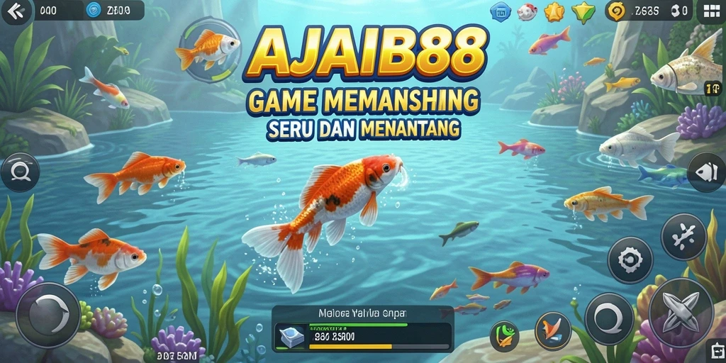 Screenshot utama AJAIB88 menampilkan gameplay memancing yang menegangkan.