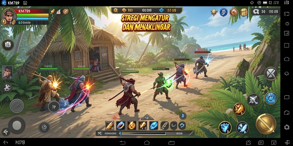 Tampilan menarik dari gameplay KM789 yang menegangkan.