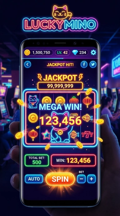 Tampilan antarmuka luckymino yang intuitif dan mudah digunakan.